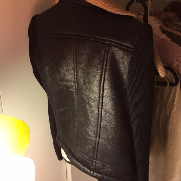 Dkny coat jacket  size M, black $ light coffee - Picture 6 of 6